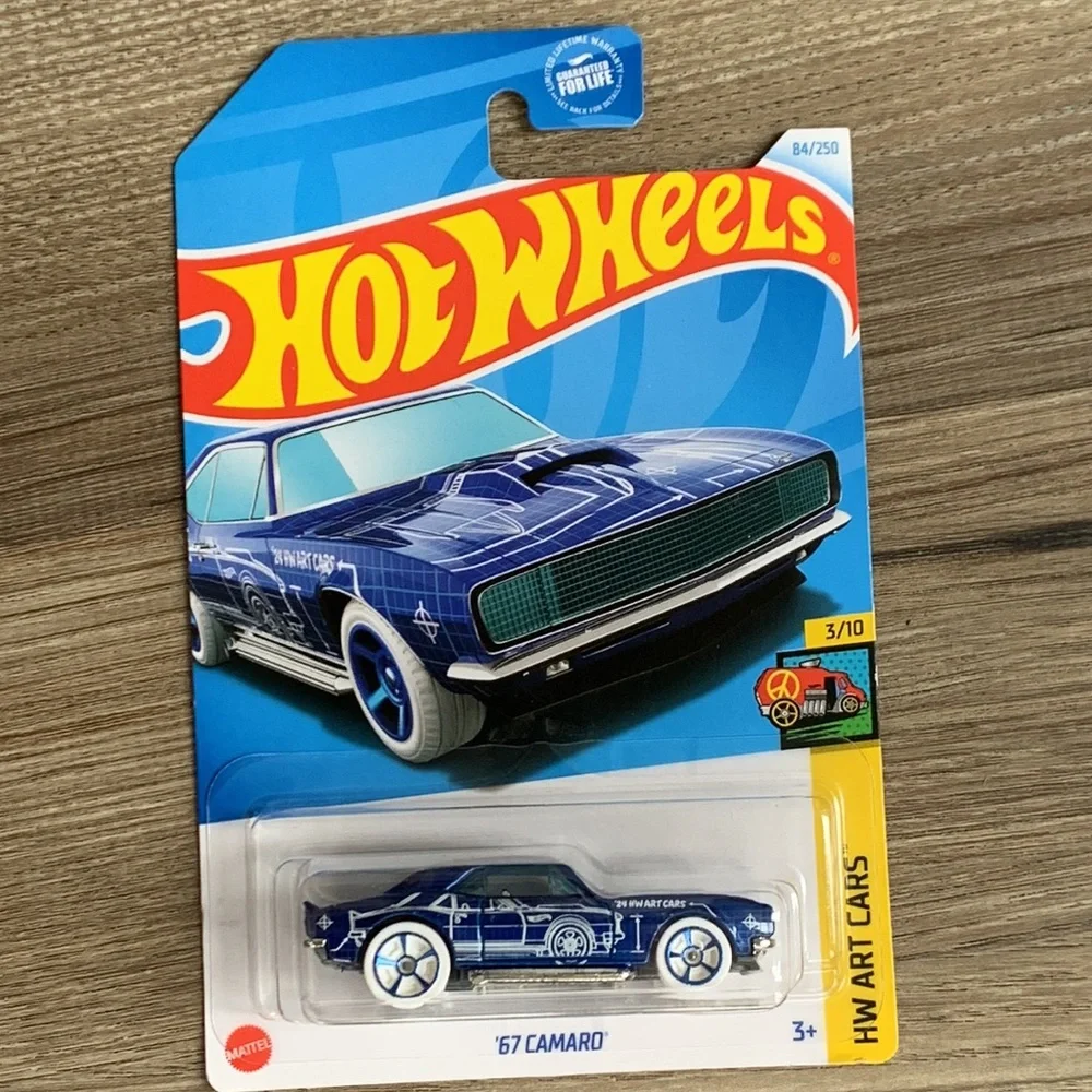 Hot Wheels 1967 Camaro Chevy 67 Blue Chevrolet Hotwheels Muscle R Art Car 2024 🆕